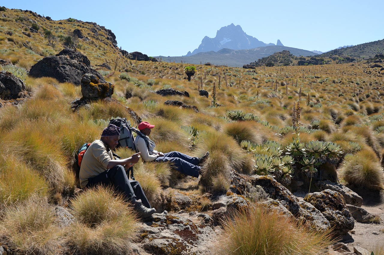 5 days Mt kenya Trekking: up Sirimon down Chogoria Traverse